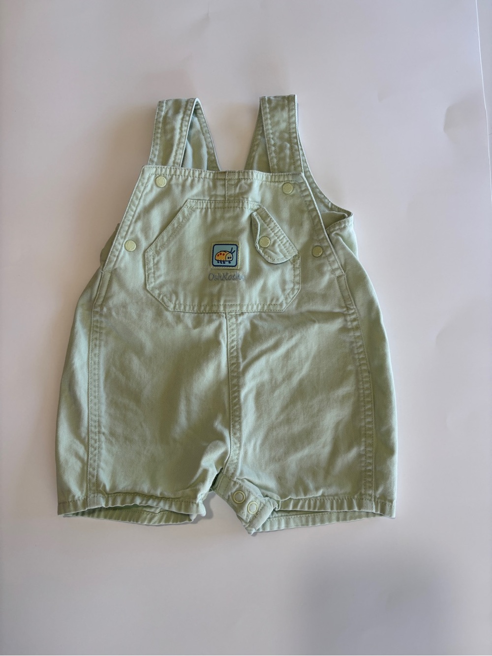 OshKosh B'gosh Mint Green Baby Shortalls